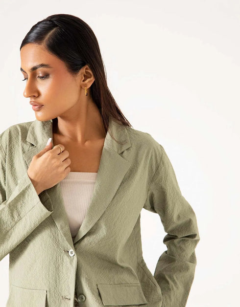 TAILORED TEXTURED BLAZER